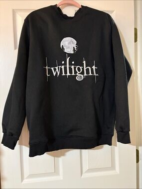 Twilight Logo Black Crewneck Sweatshirt 3X